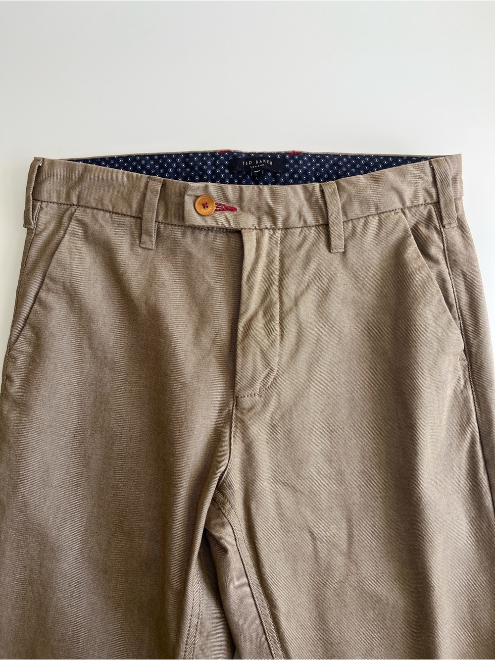 Ted Baker Men's Tan Chino Pants
